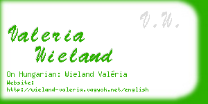 valeria wieland business card
