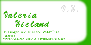 valeria wieland business card